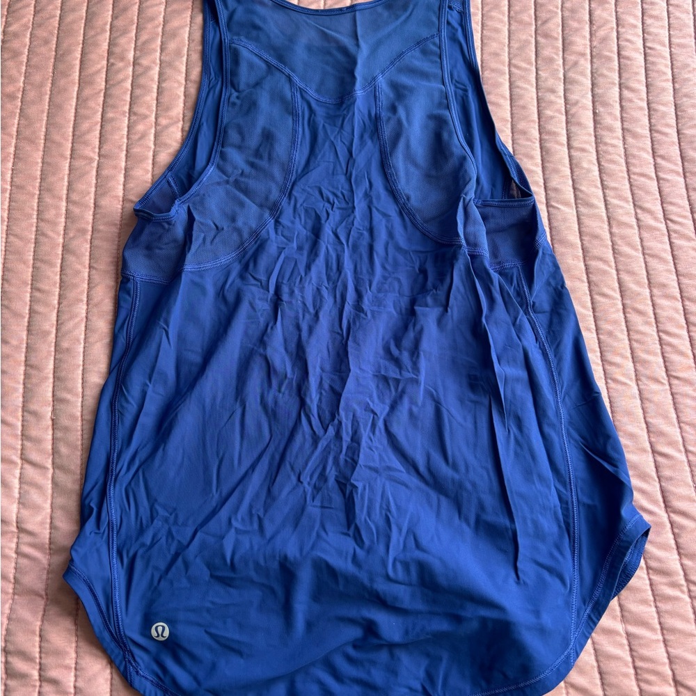 lululemon athletica Blue Racerback Athletic Tank
